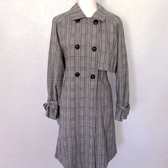 Lamar multicolor Stripes Trench Coat - Picture 1 of 14